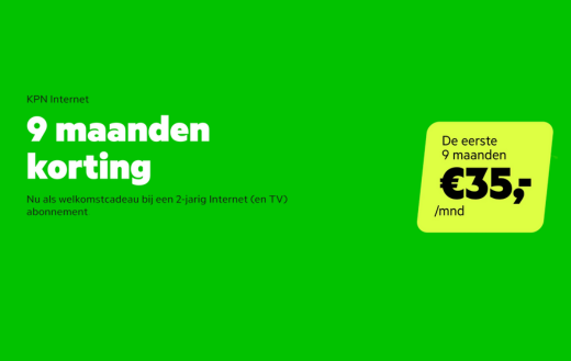 Internet Aanbiedingen 1 Actie van KPN voor mei/juni